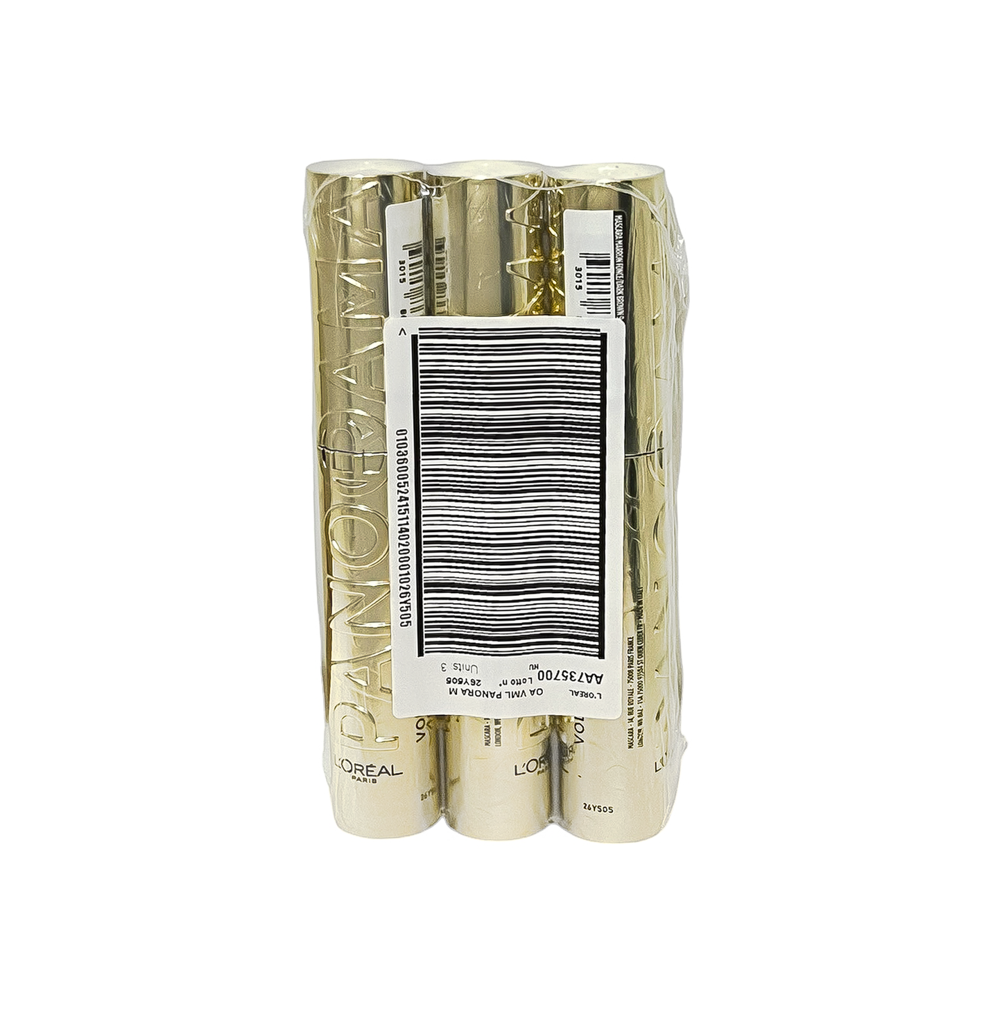 L'oreal Paris Panorama Mascara Dark Brown - 3 In Pack