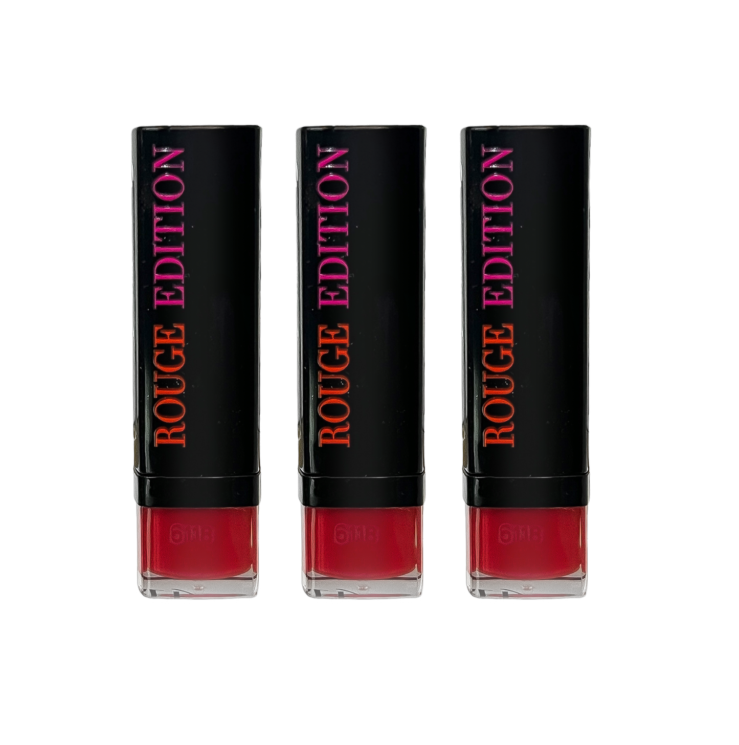Bourjois Lipstick Rouge Edition - 41 Pink Catwalk - Pack Of 3