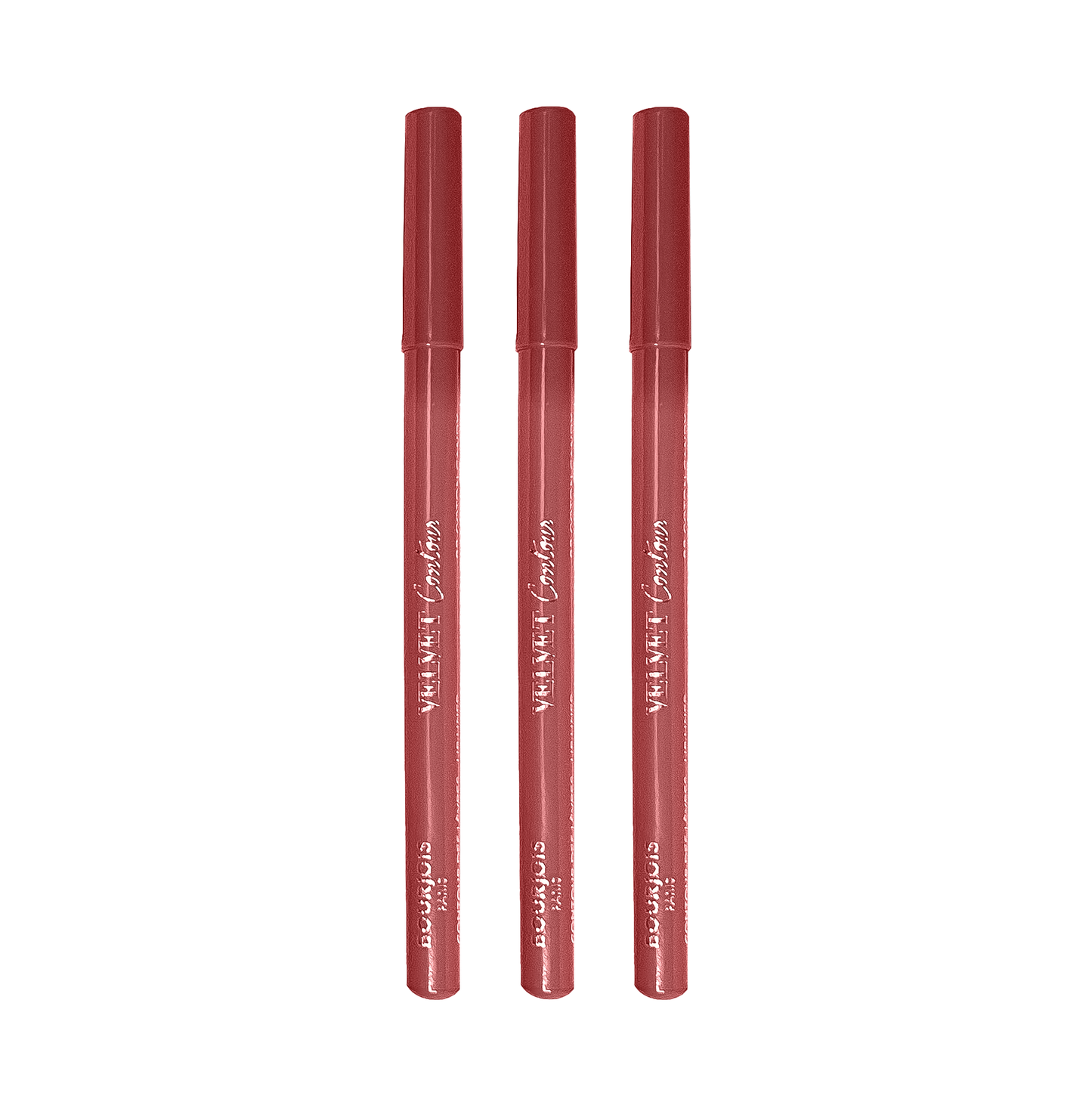 Bourjois Velvet Contour Lip Liner 02 Cotton Candy - Pack Of 3