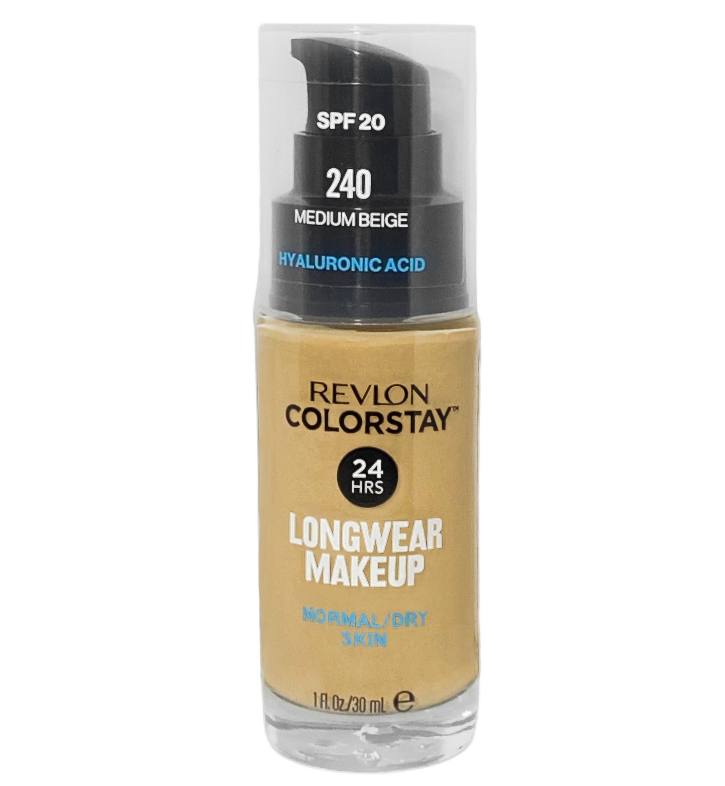 Revlon ColorStay 24H Foundation w/ Hyaluronic Acid - 240 Medium Beige - 2 Pack