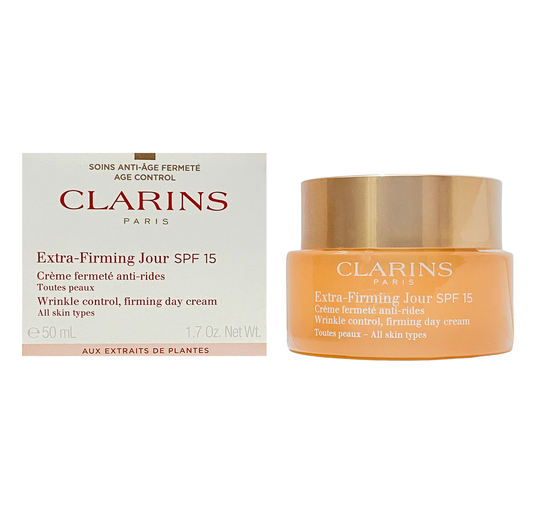 Clarins Extra-Firming SPF 15 Day Cream - All Skin Types - 50ml - Sold Indivdually