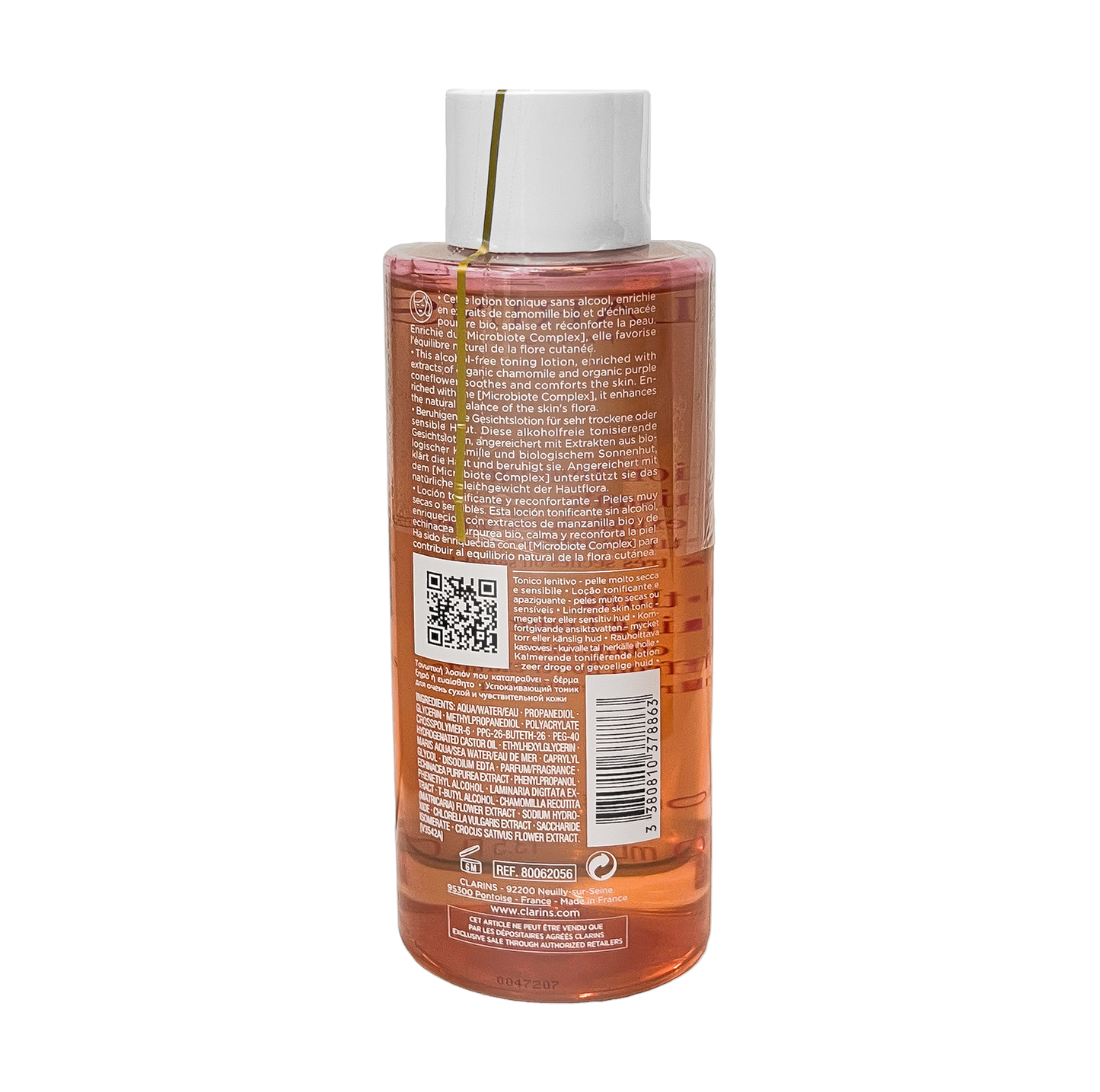 Clarins Soothing Toning Lotion - Very Dry/Sensitive Skin - 400ml - Sold Individually