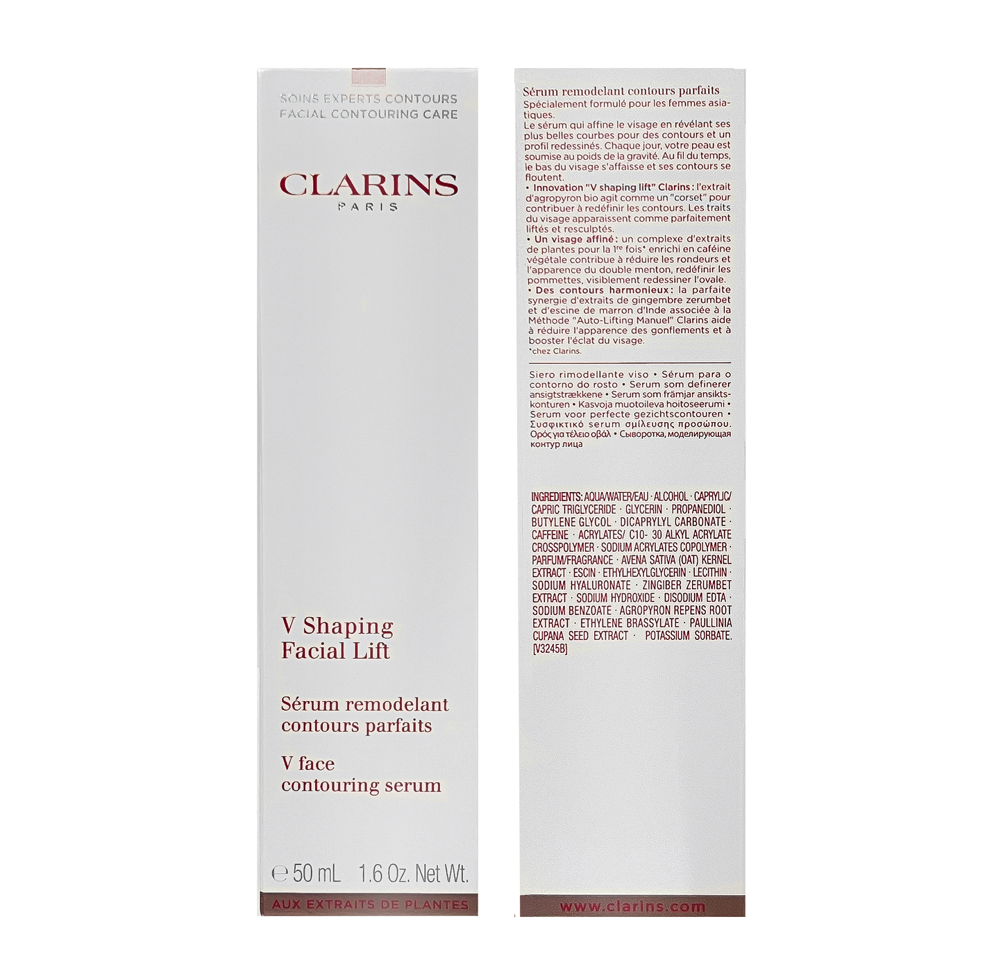 Clarins V Shaping Facial Lift Contouring Serum - 50ml - Sold Individually