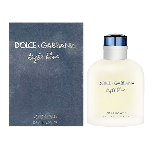 Dolce & Gabbana Light Blue Pour Homme Eau De Toilette 125ml - Sold Individually