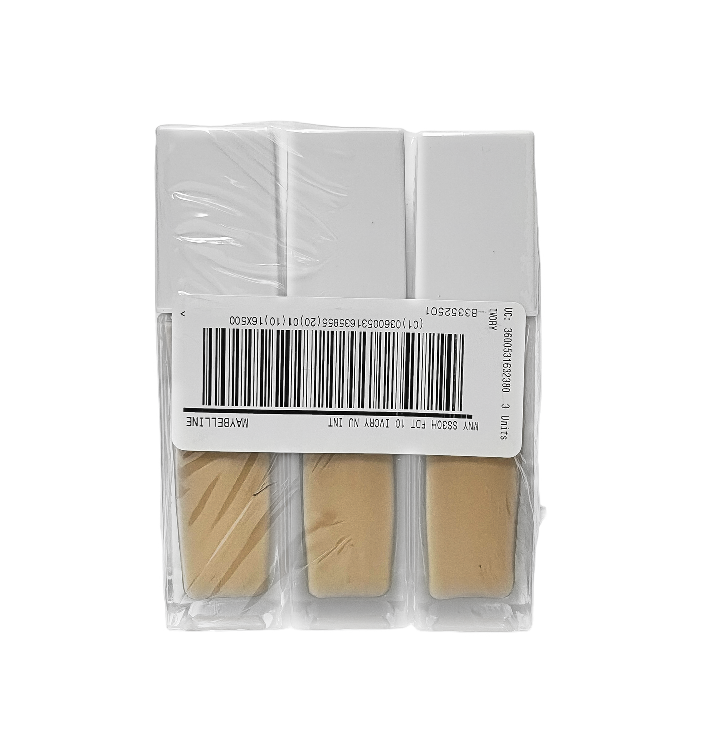 Maybelline Super Stay Activewear 30H Foundation - 10 Ivory - Pack Of 3