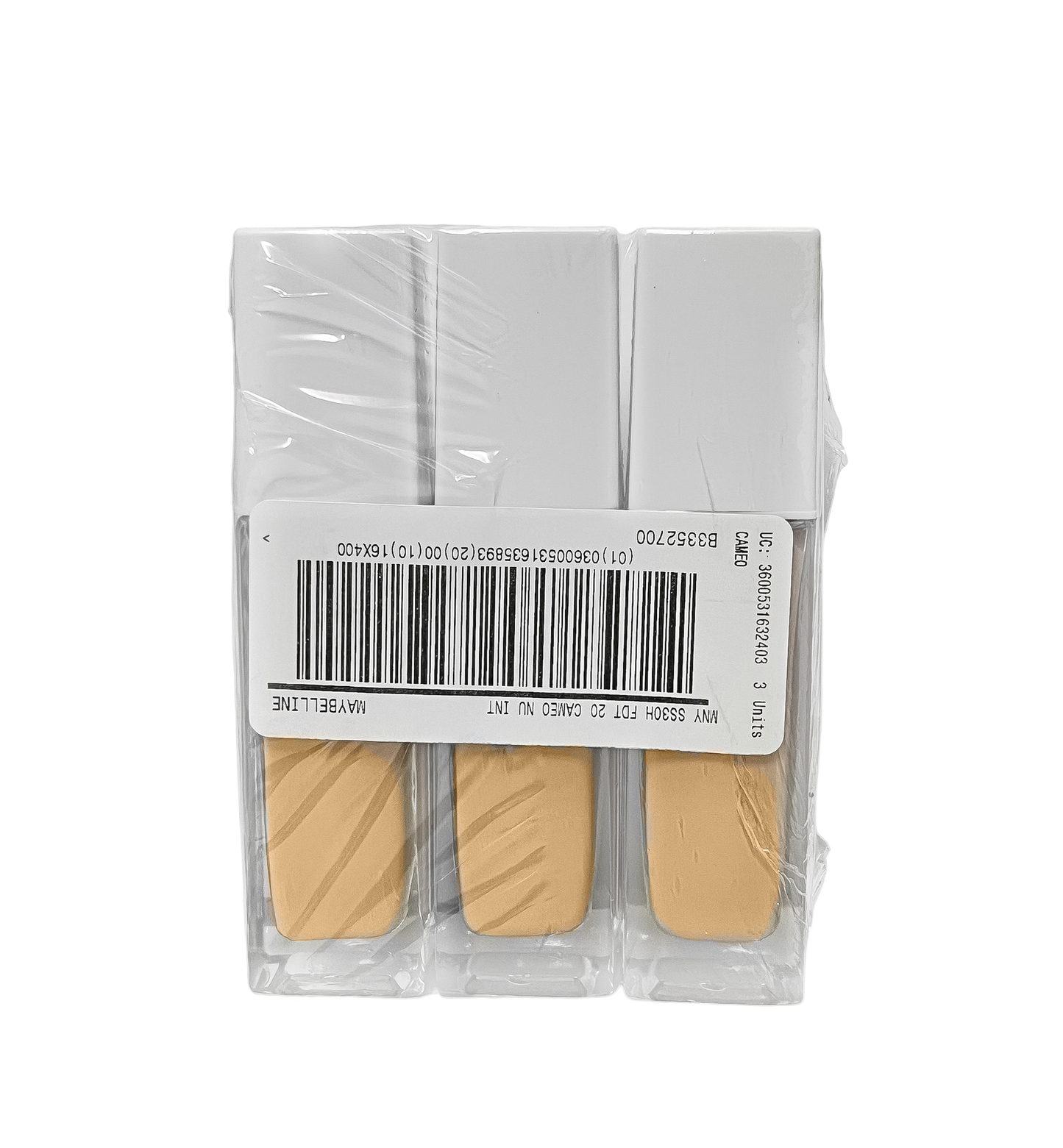 Maybelline Super Stay Activewear 30H Foundation - 20 Cameo - Pack Of 3