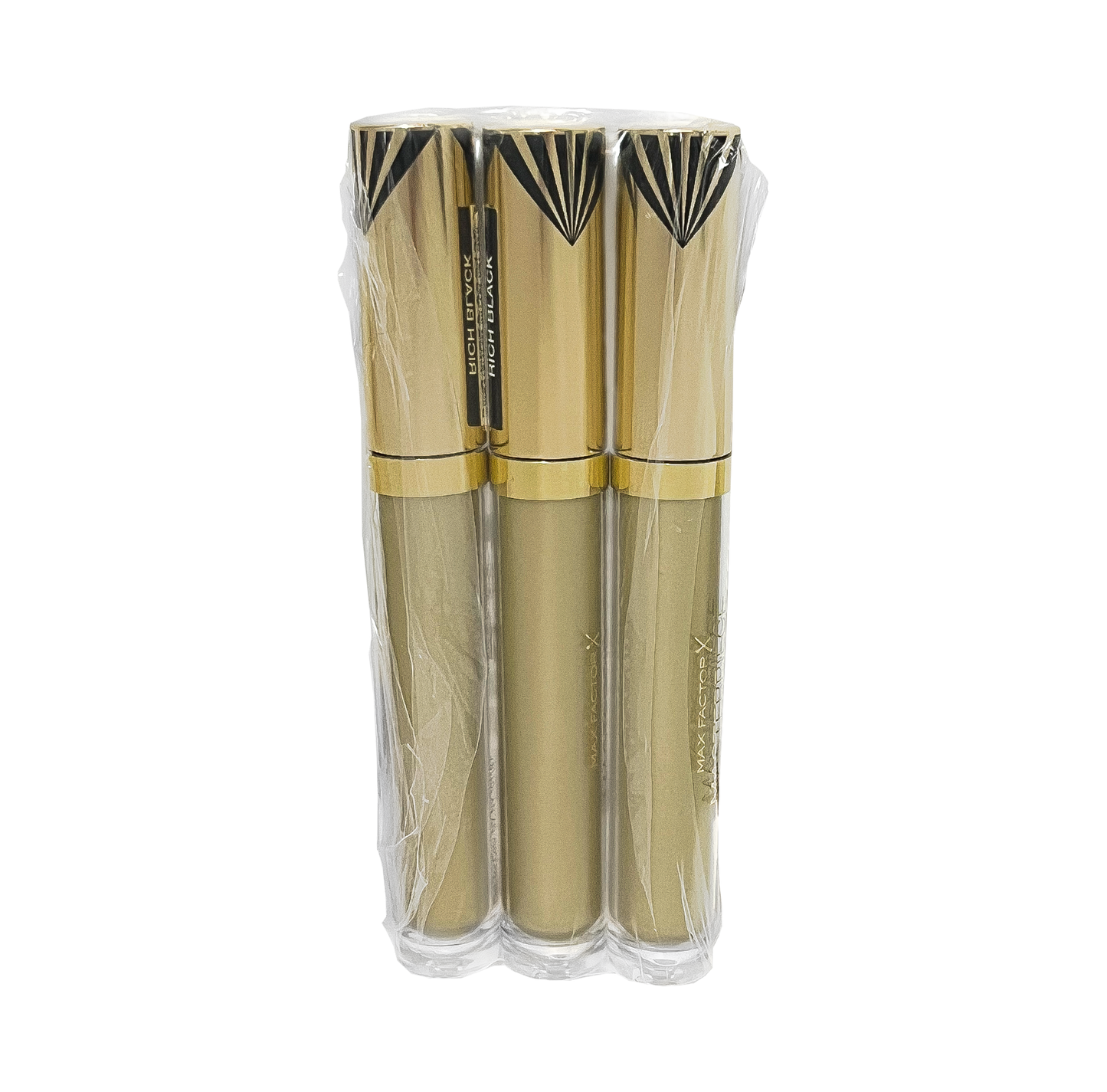 Max Factor Masterpiece High Definition Mascara - Rich Black - Pack of 3