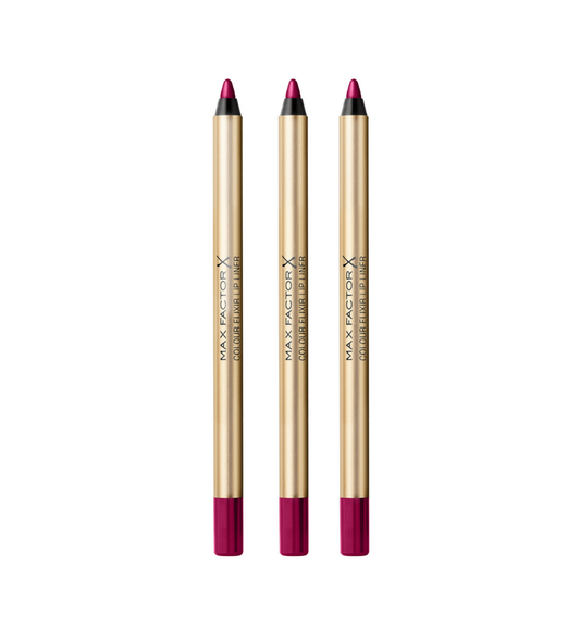 Max Factor Lip Liner Colour Elixir - 20 Plum Passion - 3 Pack