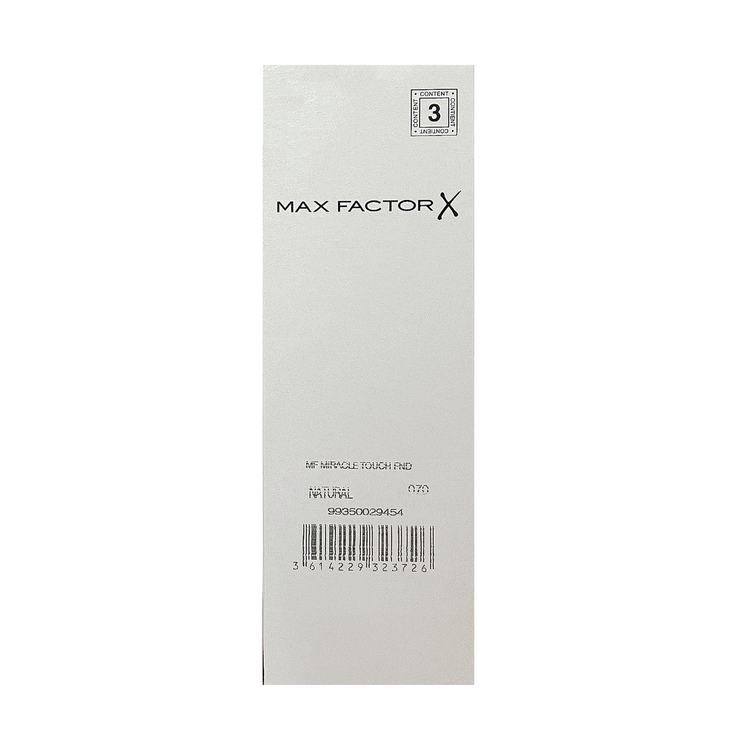 Max Factor Miracle Touch Cream To Liquid Foundation - Natural 070 - Pack Of 3