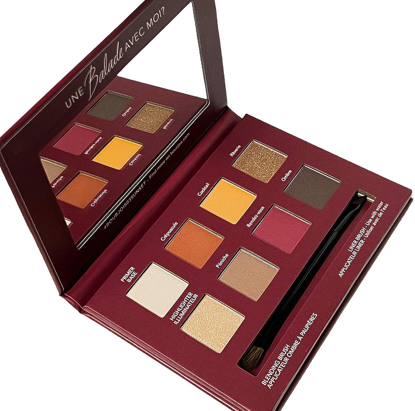 Bourjois Quai De Seine Sunset Edition Eyeshadow Palette - 03 Sunset Edition - Pack Of 3