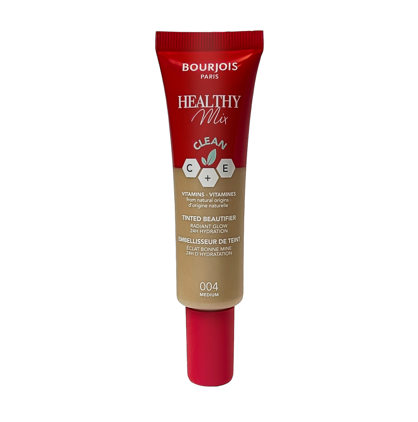 Bourjois Foundation Healthy Mix Tinted Beautyfier Tube - 30ml - 004 Medium - Sold In 3 Pack