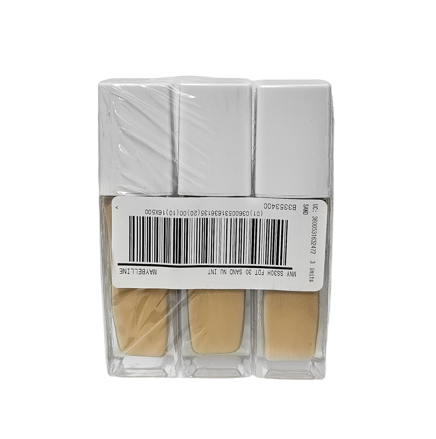 Maybelline Superstay Active Wear 30H Foundation - 30 Sand - Pack Of 3