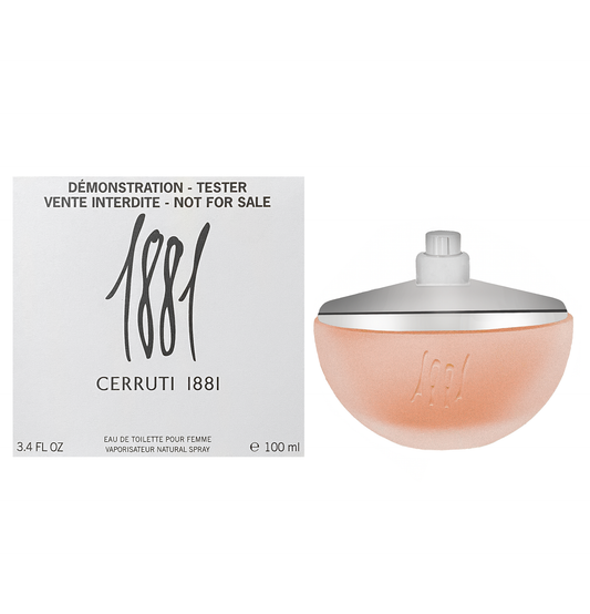 Cerruti 1881 Eau De Toilette - 100ml - Tester - Sold Individually