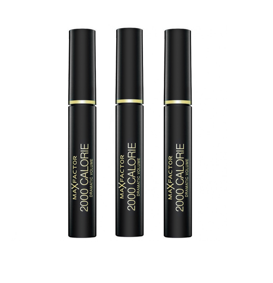 Max Factor Mascara 2000 Calorie Dramatic Volume - Black/ Brown 9.0ml - 3 Pack