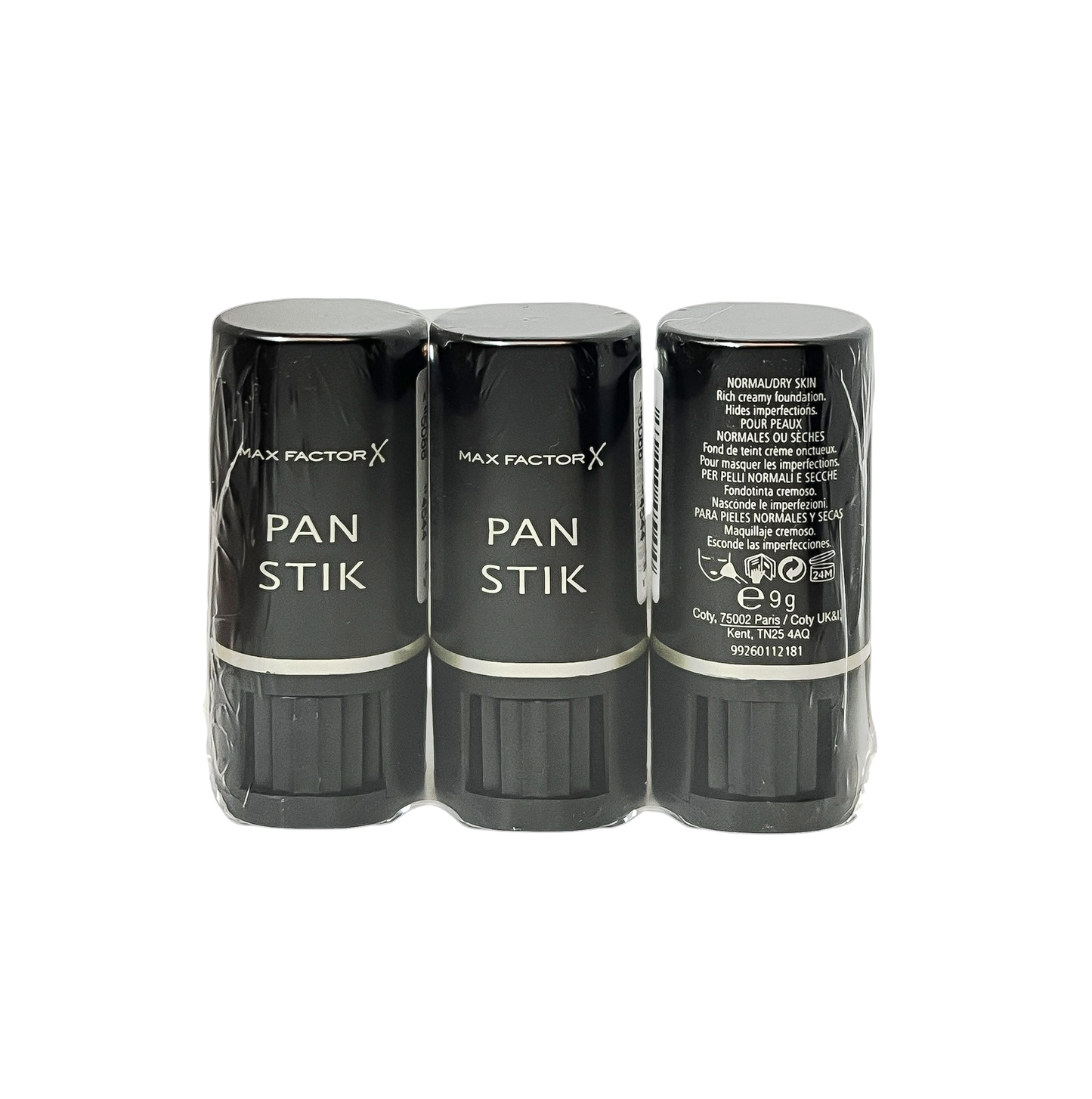 Max Factor Pan Stik Normal/Dry Skin Rich Creamy Foundation - 97 Cool Bronze - Pack Of 3