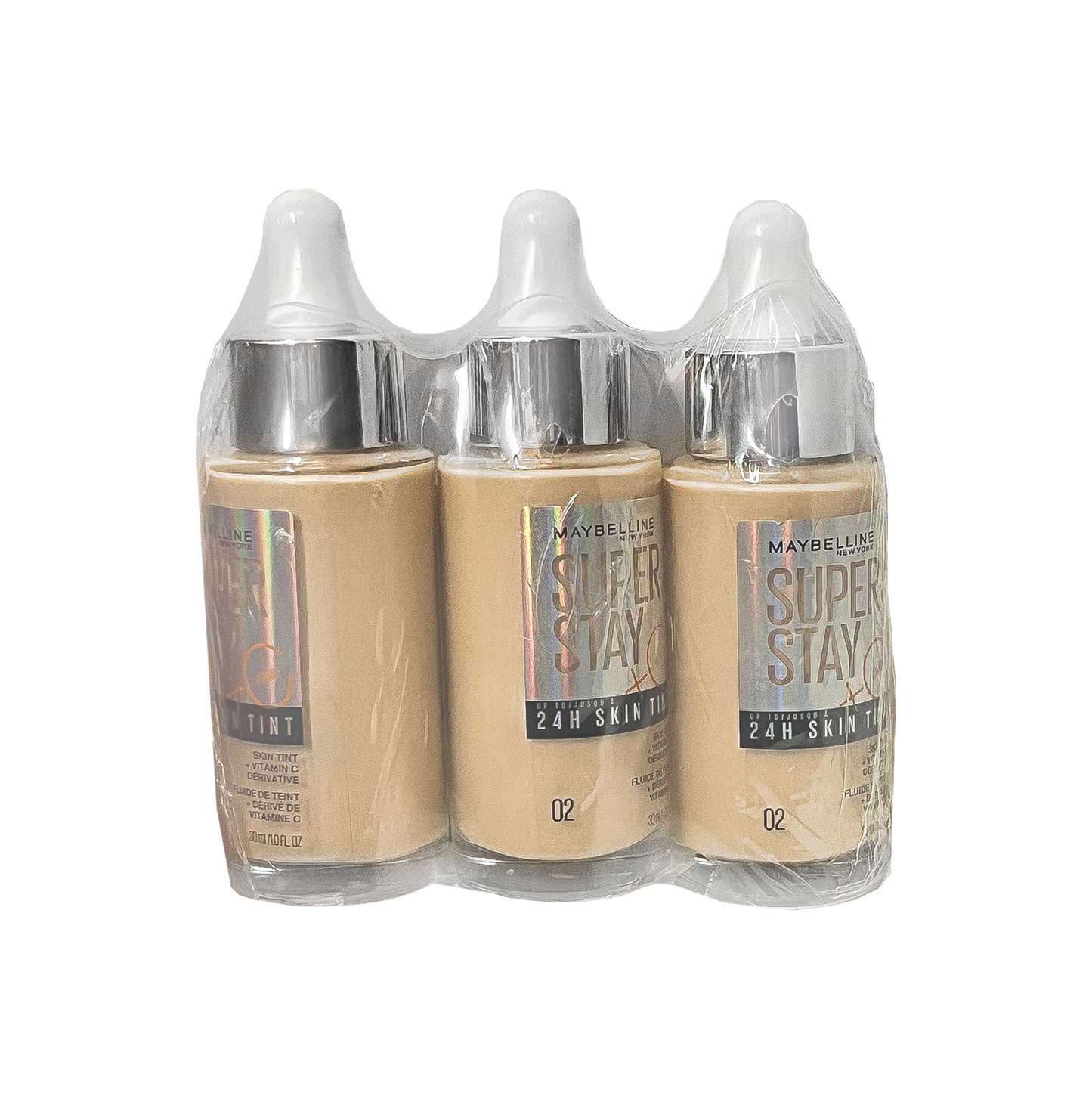 Maybelline Super Stay 24H Skin Tint 02 - 30ml - Pack Of 3