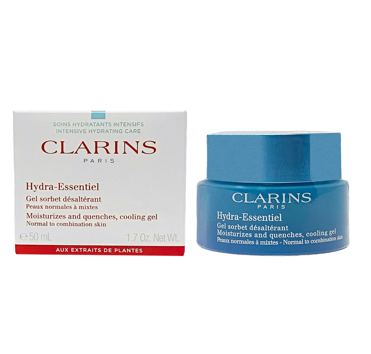 Clarins Hydra-Essentiel Cooling Gel, Normal To Combination Skin - 50ml - Sold Individually