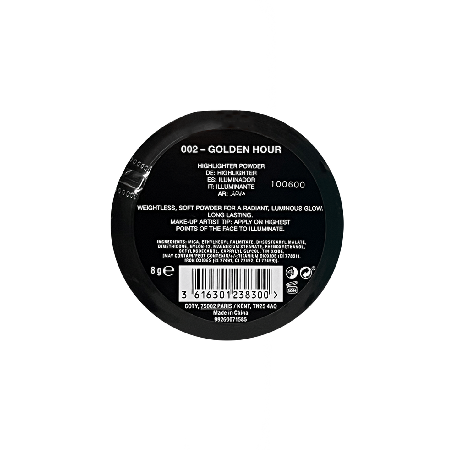 Max Factor Facefinity Highlighter Powder - 002 Golden Hour - Pack Of 3