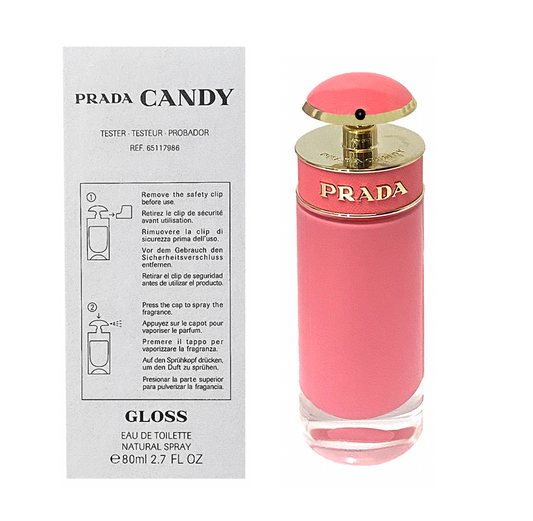Prada Candy Gloss Eau De Toilette - 80ml - Tester -  Sold Individually