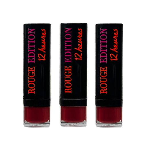 Bourjois Lipstick Rouge Edition 12h - 45 Red-Outable - Pack Of 3