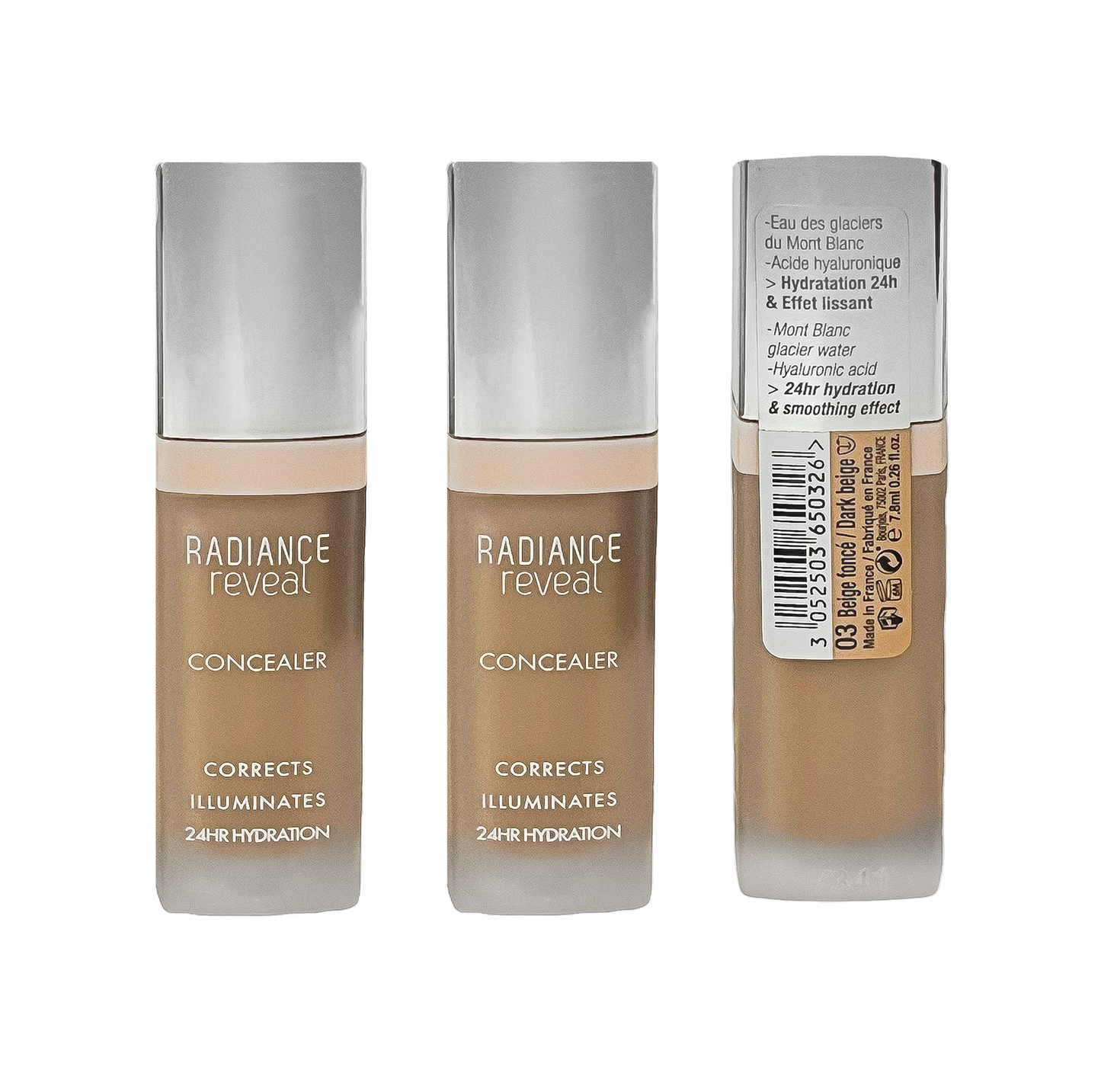 Bourjois Concealer Radiance Reveal 03 Dark Beige - Pack Of 3