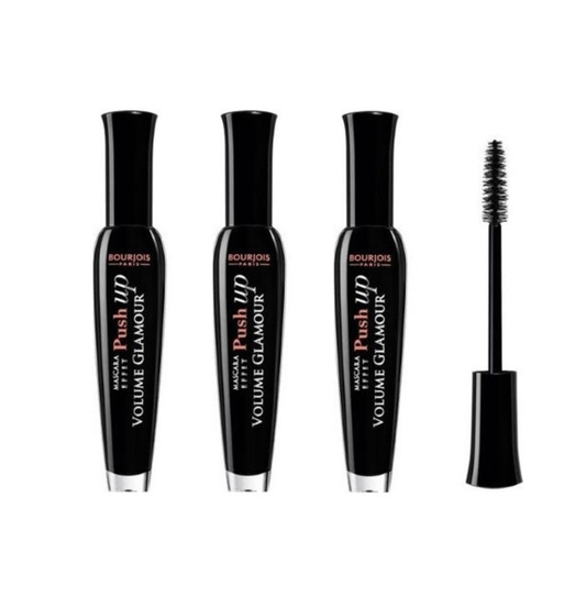 Bourjois Mascara Volume Glamour Push Up Effect - 71 Wonder Black - 3 Pack