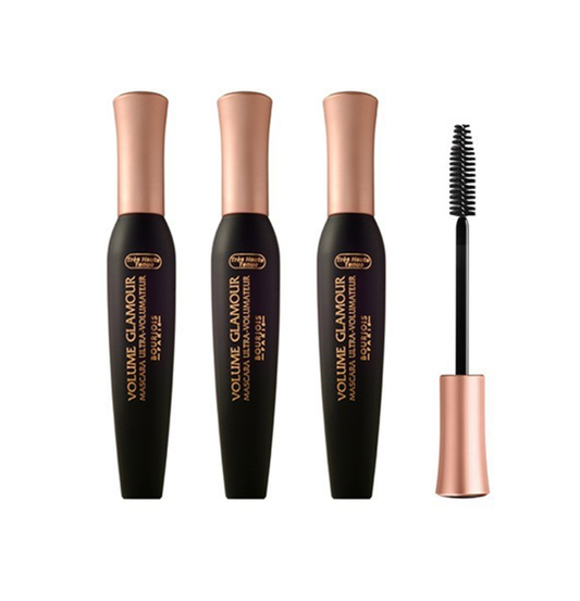 Bourjois Mascara Volume Glamour Ultra Volumateur - 06 Black (12ml) - 3 Pack