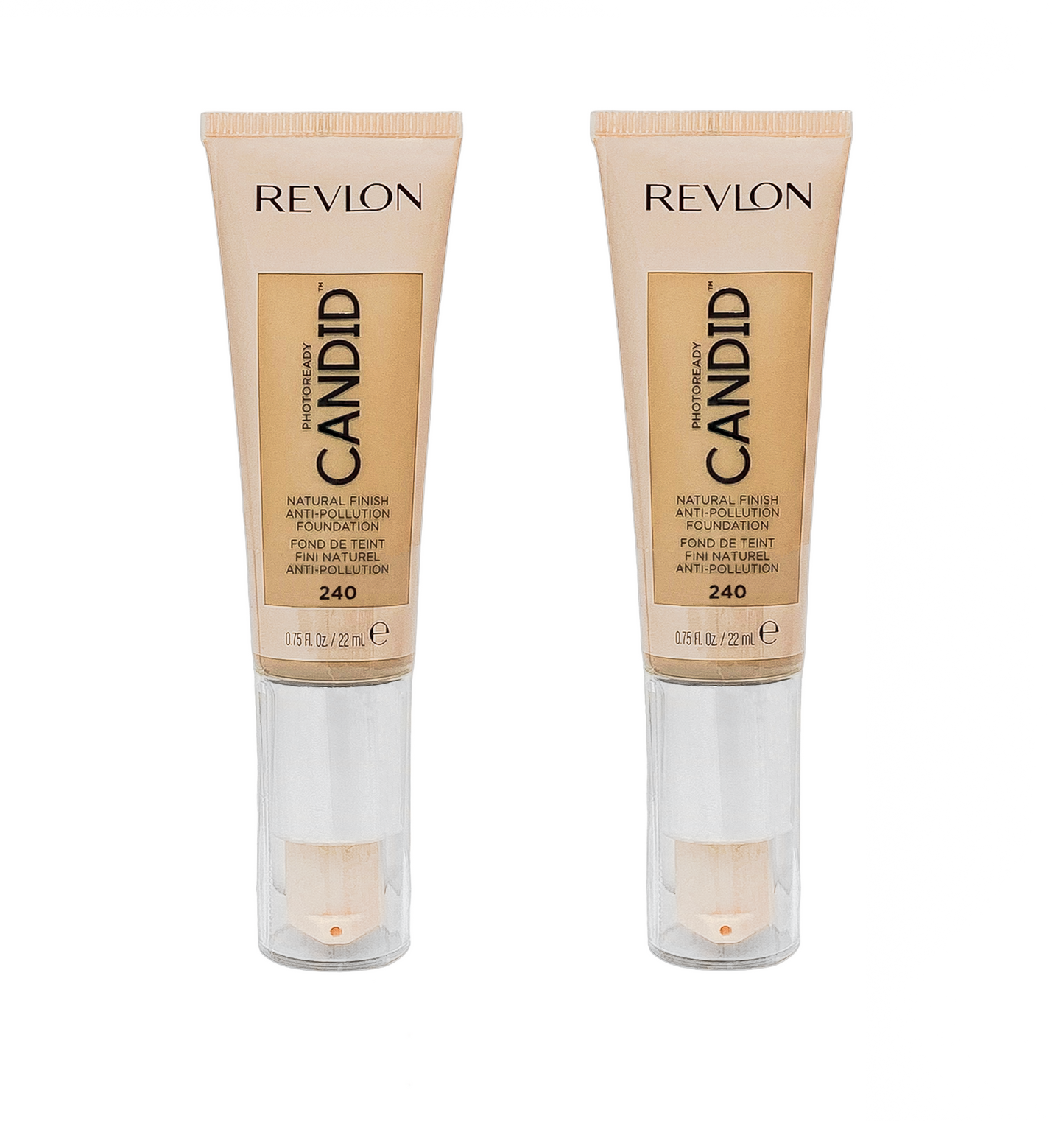 Revlon Foundation Photoready Candid 22ml Tube - 120 Buff - 2 Pack