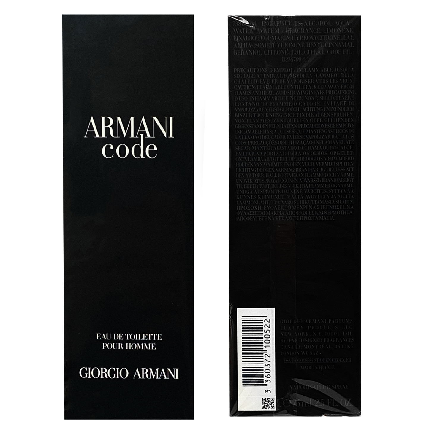 Armani Code Eau De Toilette-  75ml - Sold Individually