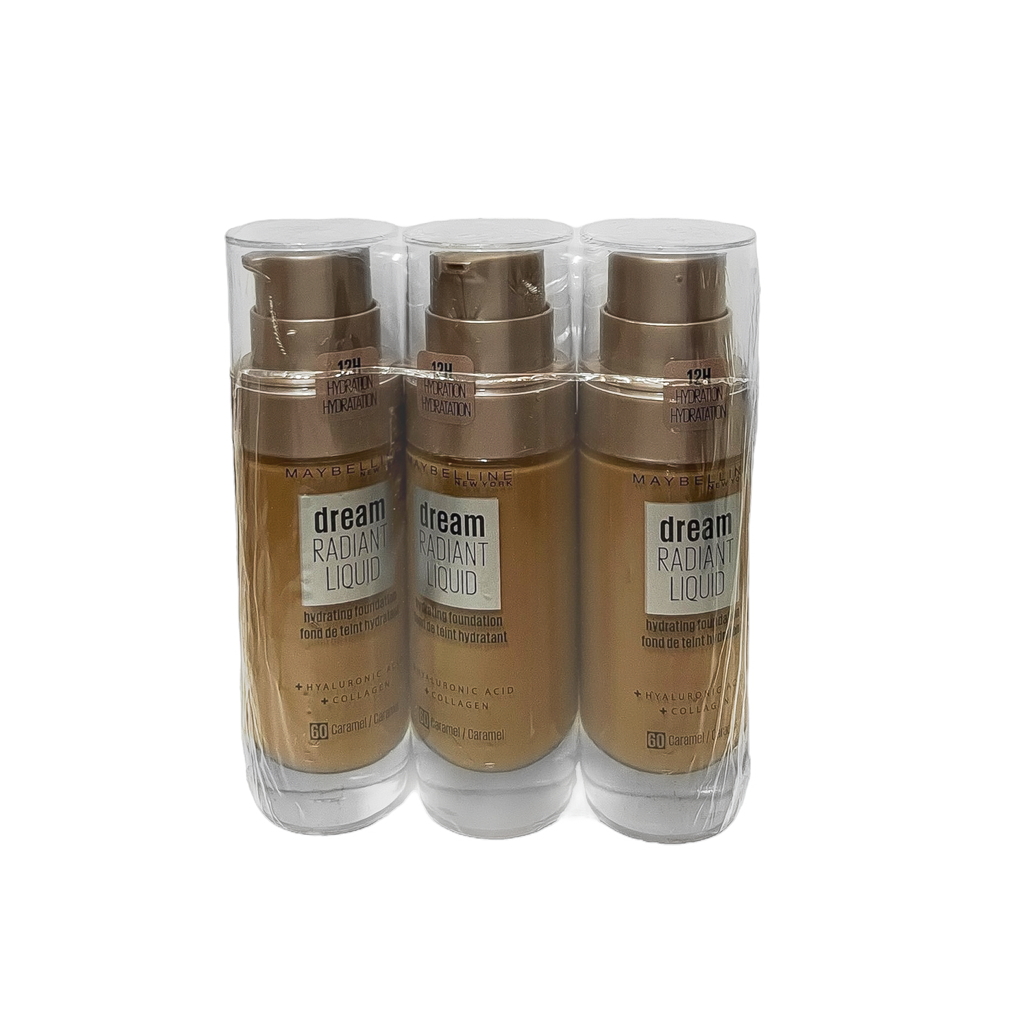 Maybelline Dream Radiant Liquid 60 Caramel - Pack Of 3