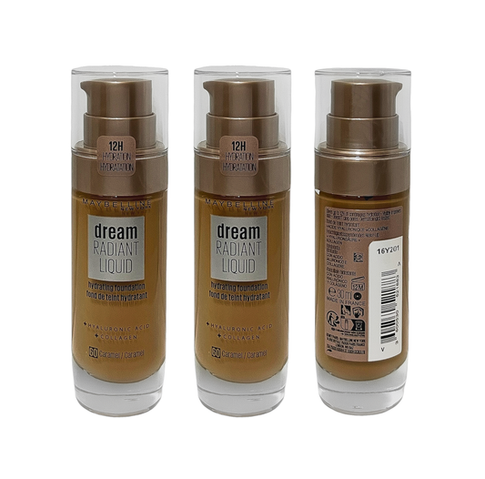 Maybelline Dream Radiant Liquid 60 Caramel - Pack Of 3