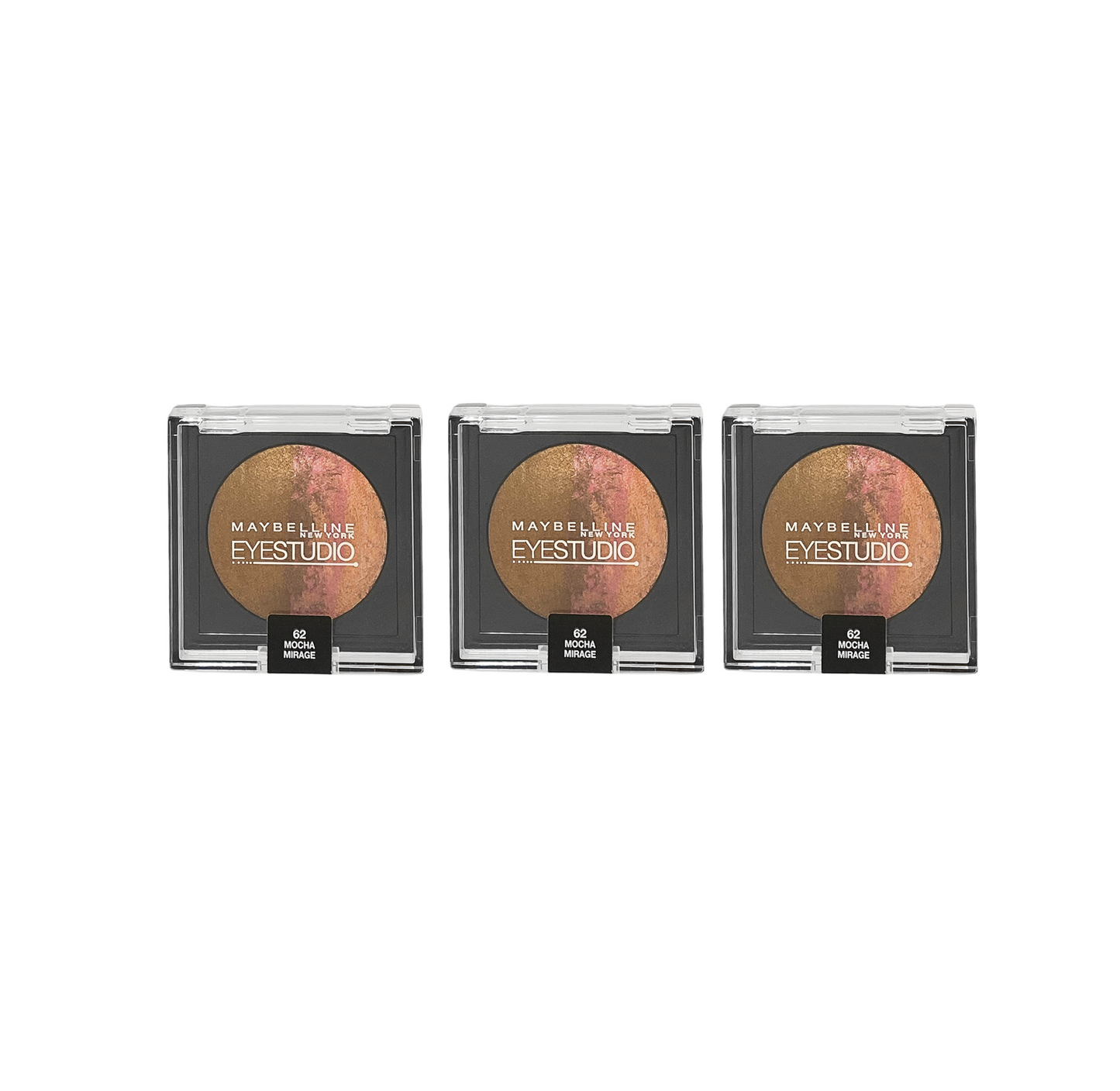 Maybelline Eyeshadow Duo Eyestudio - 62 Mocha Mirage - Sold In 3 Pieces