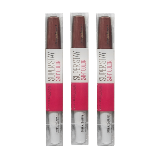 Maybelline Super Stay 24H Color Lipstick - Rose Dust - Pack Of 3