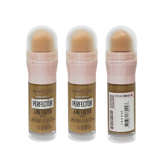 Maybelline Instant Perfector 4-In-One Glow - 1.5 Light Medium - Pack Of 3