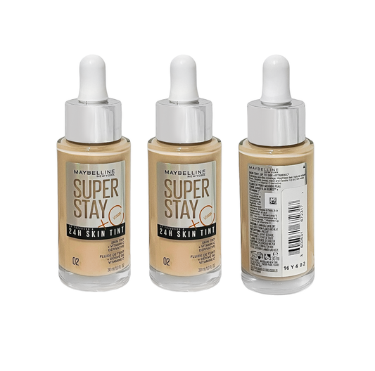 Maybelline Super Stay 24H Skin Tint 02 - 30ml - Pack Of 3