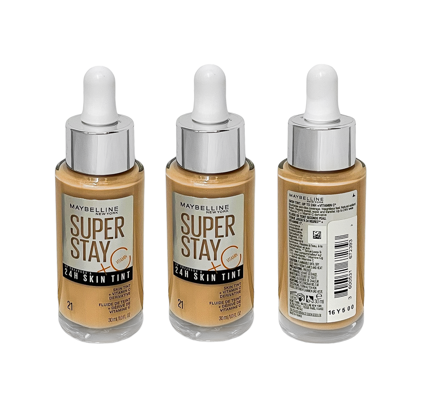 Maybelline Super Stay 24H Skin Tint - 21 - 30ml - Pack Of 3