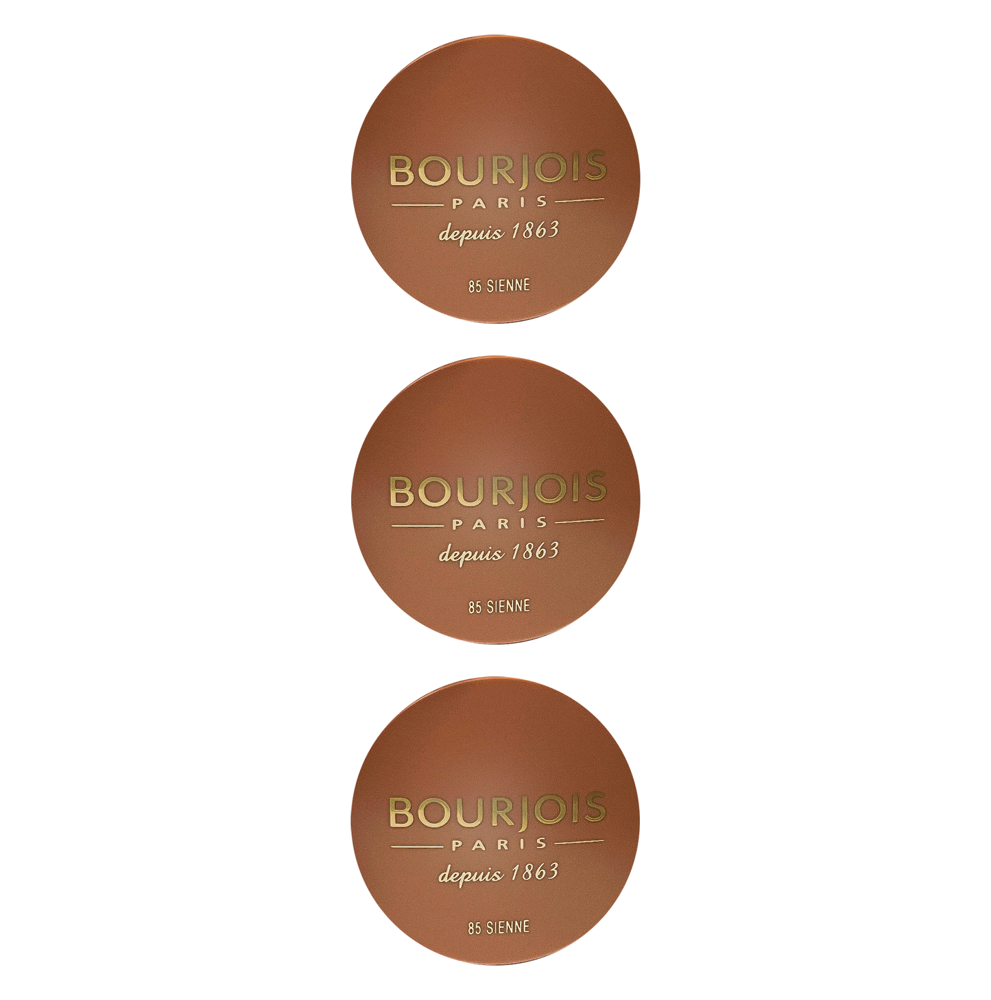 Bourjois Blush Little Round Pot - 85 Sienne - Sold In Pack Of 3