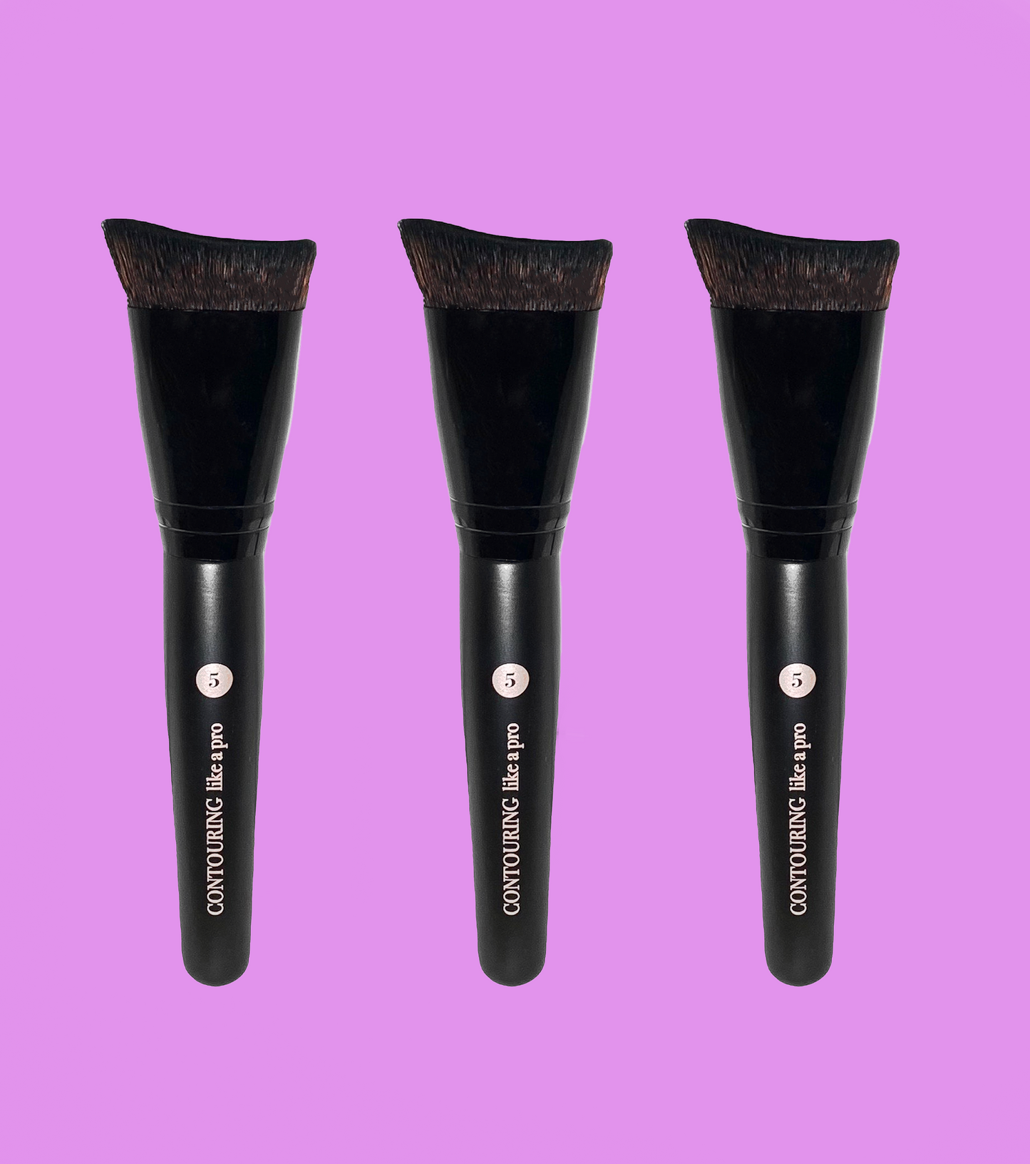 Bourjois Pinceau Sculpting Contouring Makeup Brush - 3 Pack