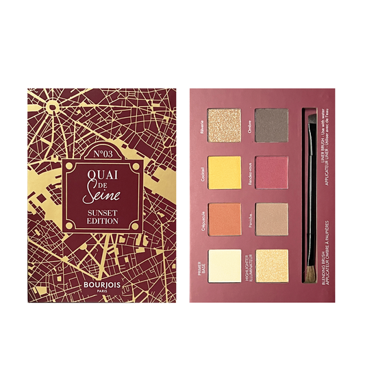 Bourjois Quai De Seine Sunset Edition Eyeshadow Palette - 03 Sunset Edition - Pack Of 3