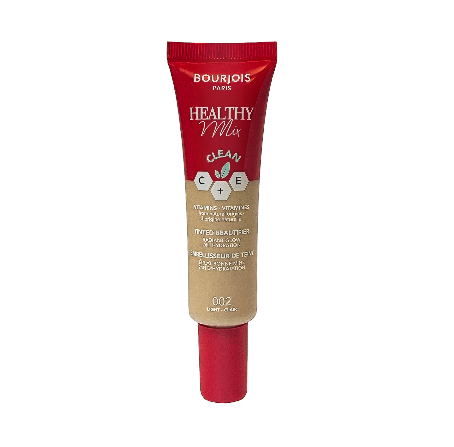 Bourjois Foundation Healthy Mix Tinted Beautyfier Tube - 30ml - 002 Light - Sold In 3 Pack